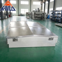 Protection de guidage CNC Kwlid de haute qualité, type PVC, bouclier télescopique, soufflet de protection contre la poussière/l'huile/l'eau/haute température