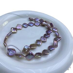 12-16mm White Baroque Natural <b>Freshwater</b> <b>Pearl</b> Loose Irregular Shaped DIY Necklace <b>Bracelet</b> Colorful Beads - Product Image 5