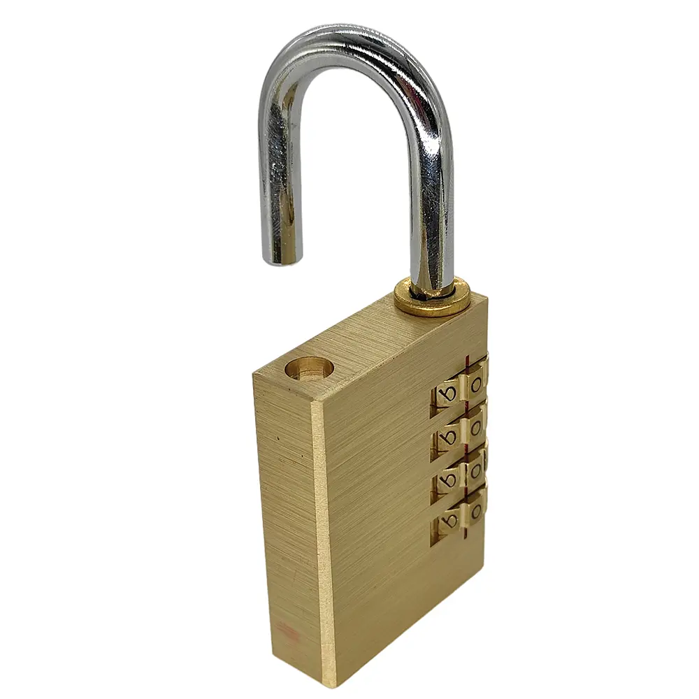 4 цифры по ценам от производителя из желтой латуни пароль smart считыватель отпечатков пальцев замок кодовый шкаф для багажа с замочком