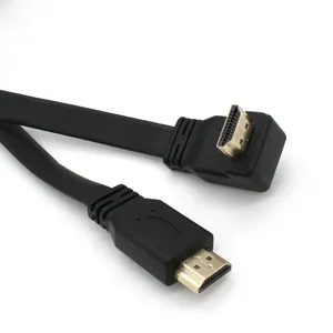 Right angle HDMI cable Support 4k*2K 1080p 3D Ethernet 90 Degree HMDI to HDMI Cable