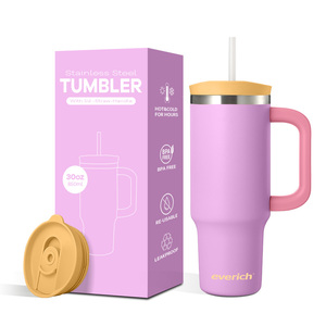 Vaso Térmico H2.0 FlowState de Acero Inoxidable Aislado al Vacío con Tapa y Pajita para Agua, Té, Café, Batidos y Más - Product Image 3