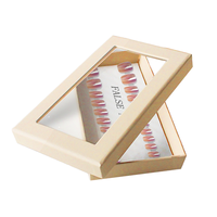 Offre Spéciale – Boîtes en Carton Biodégradables Rectangulaires avec Couvercle pour Emballage d'Ongles Press-on – Personnalisation de la Taille et Gaufrage