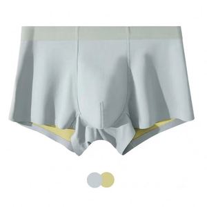 High-End 100S Modal Men's <b>Boxer</b> Underwear Comfortable Mid-Rise Breathable and Antibacterial <b>Custom</b> Wholesale Options - Product Image 1