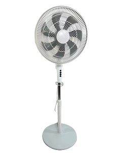 Ventilador de Pie Vertical de Alta Gama de 16 Pulgadas con Luz, Aspas de Plástico PP, Control Mecánico, Altura Ajustable, Temporizador, Enfriamiento por Aire, Modelo D - Product Image 6