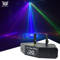 Luz Láser de Escaneo RGB de 6 Lentes y Color Completo para Discotecas, DJ, Fiestas, Discotecas, KTV, Bares y Clubs