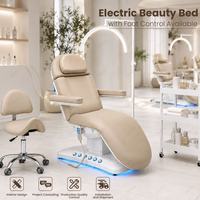 Lit de soin électrique pour le visage, idéal pour les cliniques de dermoprétention et d'esthétique, équipement de salon de beauté, vente en gros