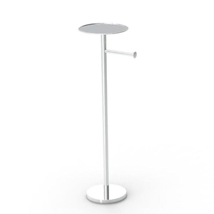 Wholesale <b>Bathroom</b> Paper Roll Holder Freestanding Toilet Stand with <b>Shelf</b> for Phones <b>Small</b> Objects - Product Image 5
