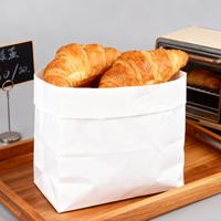 Sacs en papier kraft personnalisés avec poignées pour la pâtisserie, les biscuits, l'emballage à emporter