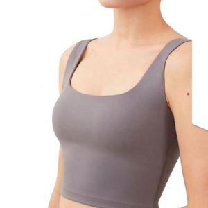 फैशन स्पोर्ट्सयू बैक वर्कआउट योगा महिला स्पोर्ट्स ब्रा में टॉप पर - Product Image 2