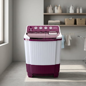 Lavadora/Secadora Eléctrica Semiautomática de Doble Tambor con Carga Superior KIMATSU, Eficiencia Energética Grado 1, Portátil para Hogar y Hotel - Product Image 3