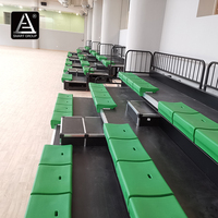 Tribune télescopique rétractable pour salle de sport, gradins rétractables automatiques, sièges rétractables pour salle de sport, gradins rétractables pour salle de sport