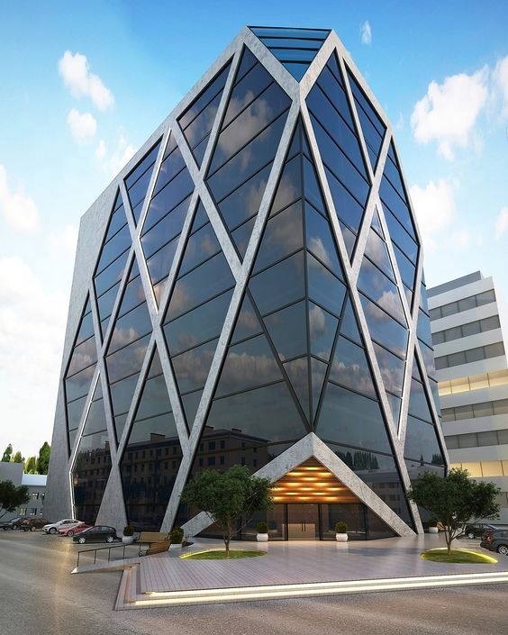 Thermal Break Insulated Unitized Curtain Wall