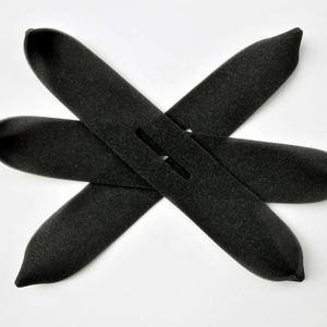 Passe le détecteur d'aiguille noir et blanc ou la couverture antidérapante en mousse dure de couleur personnalisée pour les cintres - Product Image 5