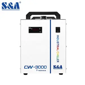 S&A In Stock Wholesale 220V CW-3000TG Air Cooling Cooler Mini Portable CNC Spindle Chiller