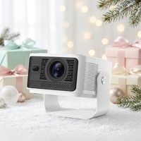 Projecteur intelligent à mise au point automatique JUNUO HY350MAX 1080P 500 ANSI Lumens Double bande 2.4G/5G WiFi6 BT5.4 Android 14 GTV