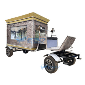 Carroza Funeraria Marrón con Diseño Moderno, Remolque para Ataúdes, Carroza Fúnebre, Precio Mayorista, Carroza Funeraria en Venta - Product Image 1
