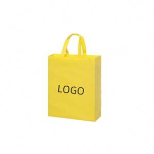 Sac de courses non tissé haut de gamme personnalisé, emballage portable, logo imprimable, sac non tissé pour magasin de vêtements, en stock - Product Image 1