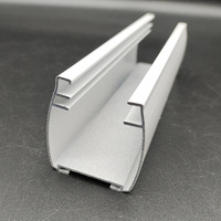 Rideau en nid d'abeille tirer perle haut pistes auvent profil en aluminium oeillet support de rideau Rails de rideau en nid d'abeille