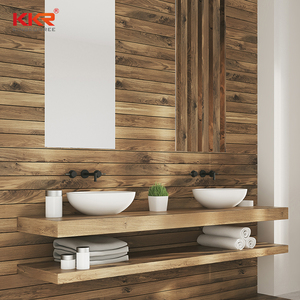 Faux Pietra <span class=keywords><strong>Bagno</strong></span> Contatore Lavello <span class=keywords><strong>Ciotola</strong></span> Rotonda <span class=keywords><strong>Ciotola</strong></span> Piccola Parte Superiore del Tavolo Superficie Solida Lavabo - Product Image 2