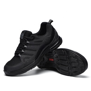 <span class=keywords><strong>Scarpe</strong></span> <span class=keywords><strong>Antinfortunistiche</strong></span> Traspiranti da Lavoro con Punta in Acciaio per Uomo, Modello Casual Nero in Rete - Product Image 3