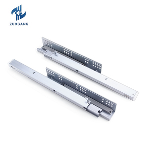 3 lần kênh đẩy để mở Hidden Telescopic <span class=keywords><strong>rails</strong></span> mềm đóng undermount giấu Ngăn kéo trượt Trung Quốc nhà máy - Product Image 4