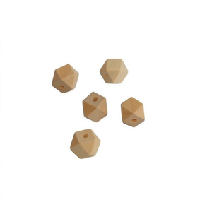 Perline Ottagonali in Legno Naturale ILAN 18mm, Accessorio per Artigianato - Product Image 2