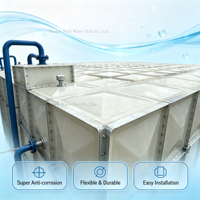 Huili Installation Guidance WRAS GRP Chine Panneau de qualité alimentaire pour réservoir d'eau avec échelle de sécurité externe pour eau potable/lutte contre l'incendie