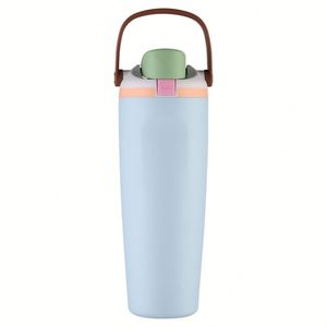 Termo de Acero Inoxidable de 30 oz, Gran Capacidad, Resistente al Frío, Portátil, para Deportes al Aire Libre y Uso en Automóvil, Mantiene la Temperatura de 6 a 12 Horas - Product Image 2