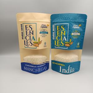 包装用クラフトコーヒーバッグクラフト紙ジッパーバッグフィリピン印刷用ブラウンとホワイトカラー - Product Image 5