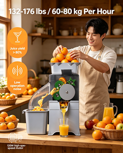 Exprimidor de Naranjas Comercial, Máquina Exprimidora Eléctrica de 100W para el Hogar, Extractor de Limones, Cítricos y Granadas - Product Image 2