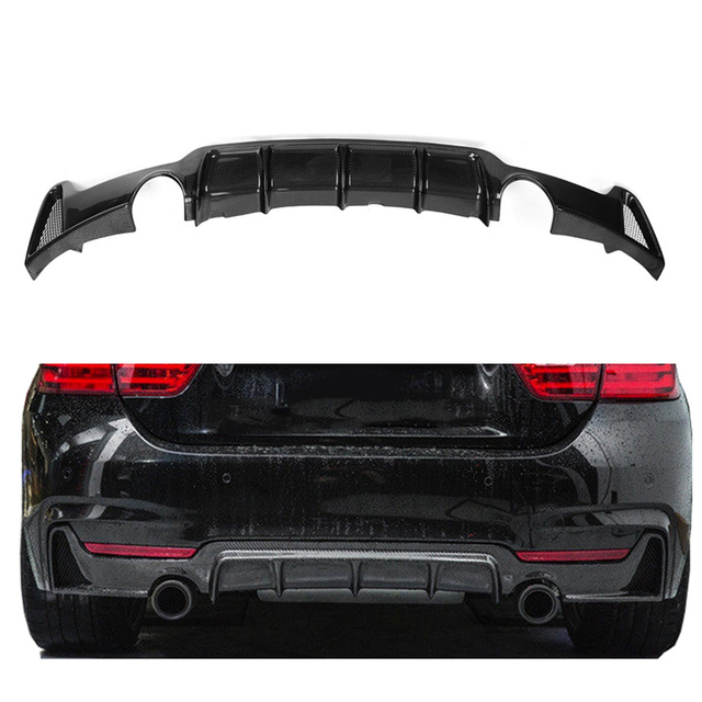 Car Carbon Fiber Bumper Rear Diffuser for BMW F32 F33 F36 435i 440i M Sport
