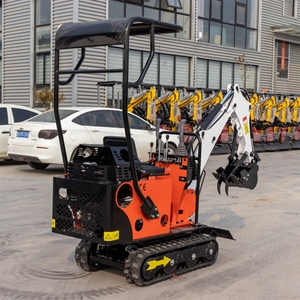 Mini Excavadora Pequeña de 0.8 Toneladas, Excavadora de Orugas de Alta Calidad, Excavadora Pequeña - Product Image 1