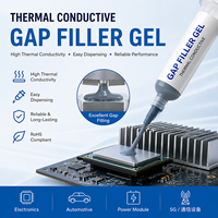 Gel thermique de remplissage de fentes 2-8W/mK pour batteries de véhicules électriques, électronique de puissance, CPU, GPU, serveurs et refroidissement de composants électroniques