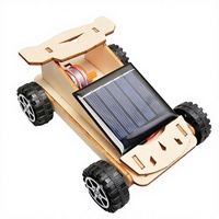 Kit de Modelo de Invento Hecho a Mano, Juguete Educativo para Niños, Coche Solar Pequeño de Ciencia y Tecnología, T-M294