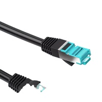 Cable de Red K&R Cat5e Super 5E, Cable de Cobre Puro Blindado para Exteriores, Gigabit 100 Mega, Conexión de Computadora, Cable de Monitoreo