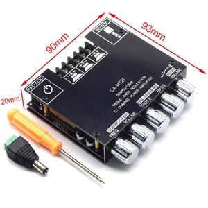 Módulo Amplificador de Audio Digital de 2.1 Canales CA-MT21, 2 * 50W+100W, Ajuste de Frecuencia Alta y Baja, AUX - Product Image 2
