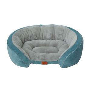 Muestras gratuitas de cama redonda de lujo grande a prueba de masticación personalizada para perro, sofá mullido de tela antideslizante, cama para mascotas, colchón Jumbo para perro grande - Product Image 4