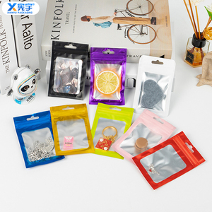 Bolsa de Embalaje de Plástico Laminado de Aluminio Colorida, Bolsa de Mylar a Prueba de Niños para Estuche de Teléfono Móvil, Unidad Flash USB - Product Image 2