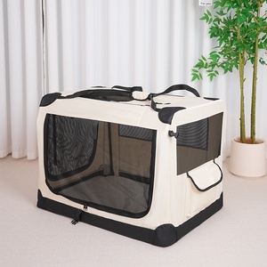Cage de <span class=keywords><strong>transport</strong></span> portable transfrontalière pour animaux de compagnie, pliable, de voyage, capacité 10 kg, grande cage pour <span class=keywords><strong>chien</strong></span>, boîte de <span class=keywords><strong>transport</strong></span> aérien pour animaux - Product Image 6