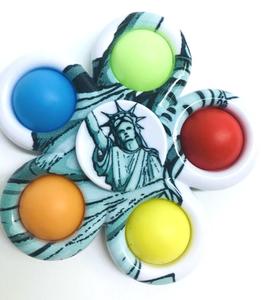 Kết Hợp Màu Sắc Dimple <span class=keywords><strong>Fidget</strong></span> <span class=keywords><strong>Spinner</strong></span> Tay <span class=keywords><strong>Fidget</strong></span> Đồ Chơi Cho Người Lớn Giáo Dục Căng Thẳng Cứu Trợ Công Cụ Phổ Biến Pop Sản Phẩm - Product Image 5