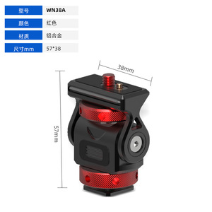 Phổ Hợp kim nhôm lạnh Giày Adapter cho DSLR Máy ảnh màn hình <span class=keywords><strong>Microphone</strong></span> ánh sáng đèn flash Gimbal ổn định - Product Image 6