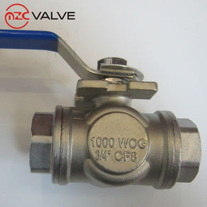 Manuel <span class=keywords><strong>3</strong></span> yollu 304 küresel vana kolu işletilen - Product Image 4