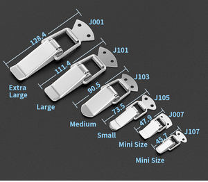 Cassetta degli attrezzi in acciaio caricata <span class=keywords><strong>a</strong></span> <span class=keywords><strong>molla</strong></span> con chiusura <span class=keywords><strong>a</strong></span> levetta - Product Image 6