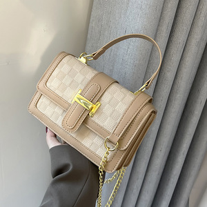 <span class=keywords><strong>Sac</strong></span> à bandoulière pour femme avec chaîne, collection Printemps 2026, <span class=keywords><strong>sac</strong></span> à main rétro tendance, petit <span class=keywords><strong>sac</strong></span> carré élégant - Product Image 3