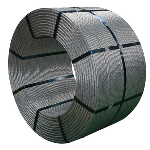 พีซีสายเหล็ก7เส้นการก่อสร้างคอนกรีต prestressed ผ่อนคลายต่ำ PC เส้นใยเหล็กซัพพลายเออร์ - Product Image 3