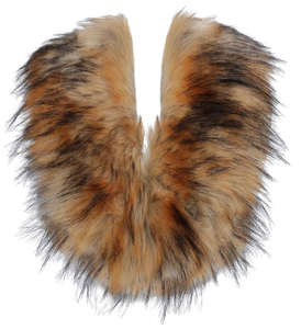 BGFHNA Bufanda cálida <span class=keywords><strong>de</strong></span> invierno para mujer con cuello <span class=keywords><strong>de</strong></span> piel sintética, diseño <span class=keywords><strong>de</strong></span> lobo y ciervo, accesorios <span class=keywords><strong>de</strong></span> disfraz, botón oculto estilo Cabeza <span class=keywords><strong>de</strong></span> Vaina - Product Image 2