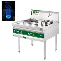 Estufa de gas natural GLP individual para cocina, equipo de restaurante, estufa de gas wok de alta presión