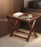 Nouvelle table basse pliable, table d'appoint portable mini pour salon, usage domestique