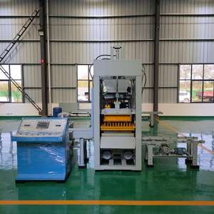 mesin cetak bata beton qyj3-15 bekas, sistem interlocking, blok berongga, diesel, hidrolik, untuk pembuatan blok - Product Image 3