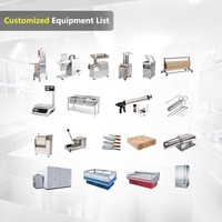 Équipement de production professionnel pour boucherie, machines de boucherie, solutions pour boucherie, y compris la conception et tout l'équipement